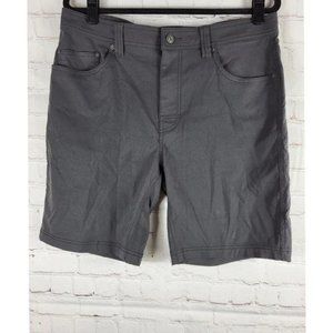 Prana Brion 9" Inseam Shorts in Charcoal Gray Size 30